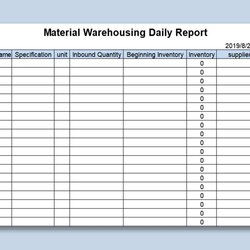 Perfect Free Excel Warehouse Inventory Template With Formulas Formidable Templates Image
