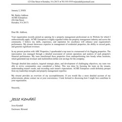 Sample Cover Letter Examples Letters