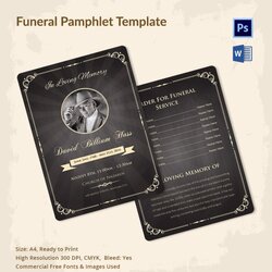 Admirable Funeral Pamphlet Templates Word Format Download Template Come People Invite Communicate Purpose