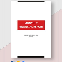 Smashing Financial Report Examples Ms Word Pages Google Docs Monthly Template Sample Format Templates Example