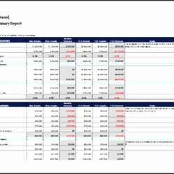 Sterling Monthly Report Format Template Easy To Customize Excel Finance Worksheet Personal Financial Activity