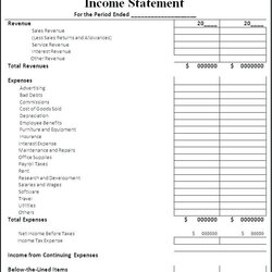 Audited Financial Statements Example Statement