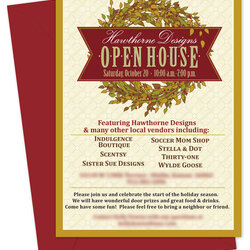 Open House Invitations Template Free Download Programs Wording Hawthorne Composite