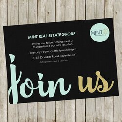 Capital Join Us Printable Grand Opening Or Open House Invitations Invitation