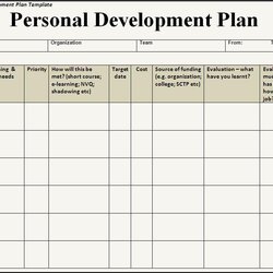 Splendid Personal Development Plan Templates Google Search Employee