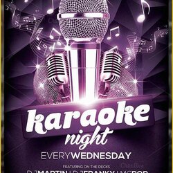 Peerless Free Printable Talent Show Flyer Template Of Templates Karaoke Night Downloads Word Search Amazing