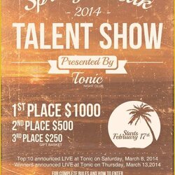 Free Printable Talent Show Flyer Template Of Downloads Navigation Post Templates
