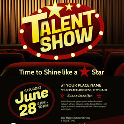 Talent Show Flyer Template Ts