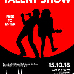 Worthy Talent Show Flyer Template Letter Ts