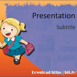 Great Download Elementary Education Template With Back To School Templates Presentation Theme Kids Themes