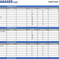 Super Event Planning Template Excel Free Printable Templates Plan Small