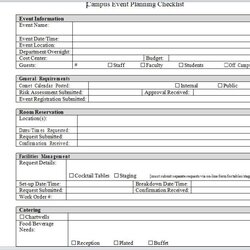 Smashing Free Event Planner Templates Word Template