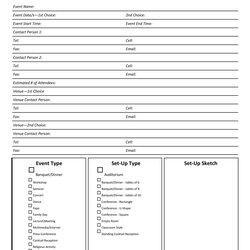 Professional Event Planning Checklist Templates Template