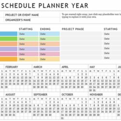 The Highest Quality Free Event Planning Templates For In Excel