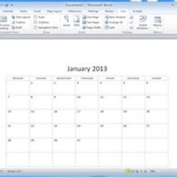 Sterling How To Use The Calendar Wizard In Microsoft Word Ms Insert Office Create Tricks Bradley Helen