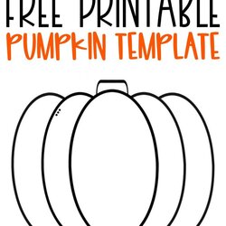 Great Free Printable Pumpkin Template Halloween Kids