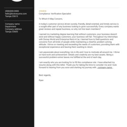 Cover Letter Template Sample Thank Image