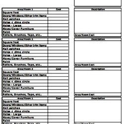 Painting Estimate Template And How To Make It Impressive Read