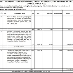 Wizard Free Printable Painting Estimate Forms Templates Interior Template