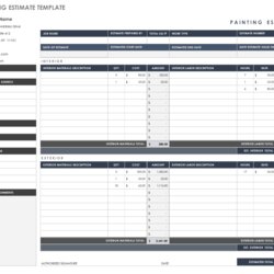 Champion Painting Estimate Template Mt Home Arts