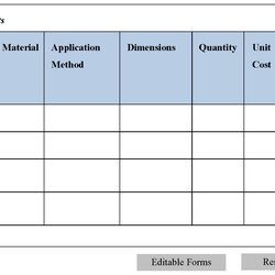 Superb Painting Estimate Form Editable Forms Only Page