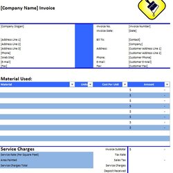 Sublime Free Painting Estimate Template Word Excel Invoice Form Printable