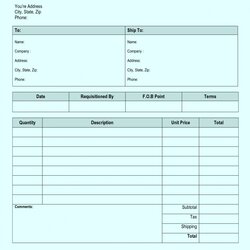 Purchase Order Form Excel Template Lessons Learned From Quantities Free Word Sample
