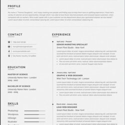 Fine Microsoft Word Resumes Templates Best Template Ideas Free And Premium Resume Download Intended For