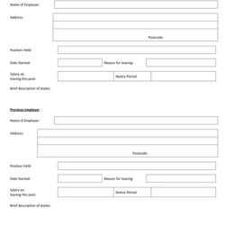 Super Job Application Form Template In Word And Formats Page Of