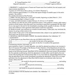 Supreme Free Commercial Lease Agreement Templates
