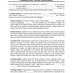 Wonderful Commercial Lease Agreement South Africa Template Printable Form Example