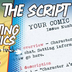 Writing The Script For Your Comic Book Creating Comics Start To