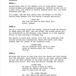 Magnificent Graphic Novel Script Format