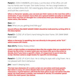 How To Write Comic Script Dumb Creators Format