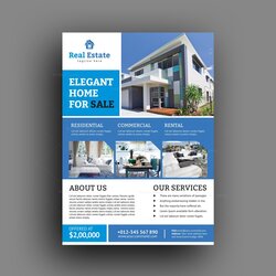 Luxury Real Estate Flyer Template Catalog Flyers Fit