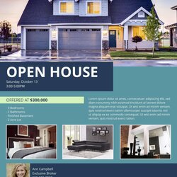 Splendid Real Estate Flyer Templates You Can Use To Boost Your Flyers Template House Open Re Word Image