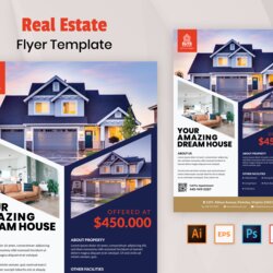 Excellent Real Estate Flyer Template By On Property Flyers
