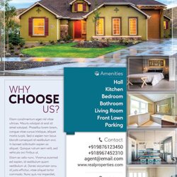 Peerless Real Estate Flyer Social Media Free Template With For Sale By Professional Owner