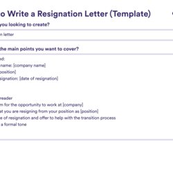 Perfect Resignation Letter Templates How To Write Examples