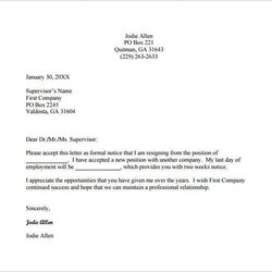 Fantastic Simple Resignation Letter Example Template Free Word Excel Premium How To Write Format