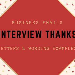 Legit Thank You Note After Interview Free Notes Example Examples