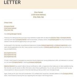 Thank You Letter After Interview Email Examples Templates Professional Example