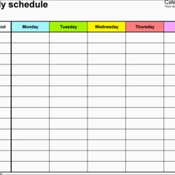 Cool How To Make Monthly Meal Planner In Excel Schedule Template Calendar Printable Monday Friday Templates