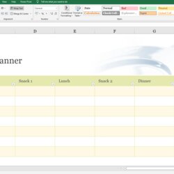 Superior The Best Excel Templates Free And Paid Handpicked Planner Weekly Reevaluating Meal
