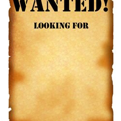 Wizard Wanted Poster Printable Template