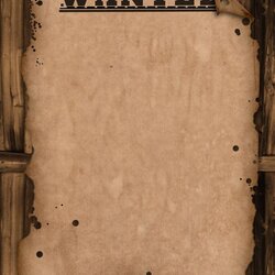 Superior Free Printable Wanted Poster Template Throughout For Use Bulletin Boards
