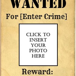 Preeminent Free Wanted Poster Maker Make Printable Online
