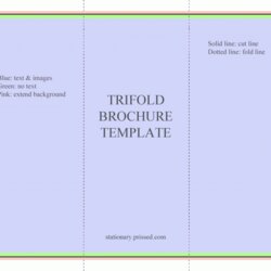 Terrific Fold Brochure Template Word Free Brochures Templates
