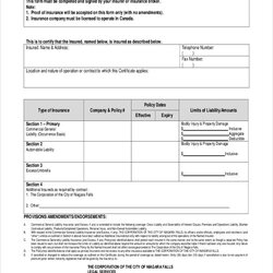 Eminent Free Certificate Of Insurance Template Sample With Car Templates Auto Blank Documents Word Document