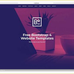 Free Bootstrap Website Templates Of Top